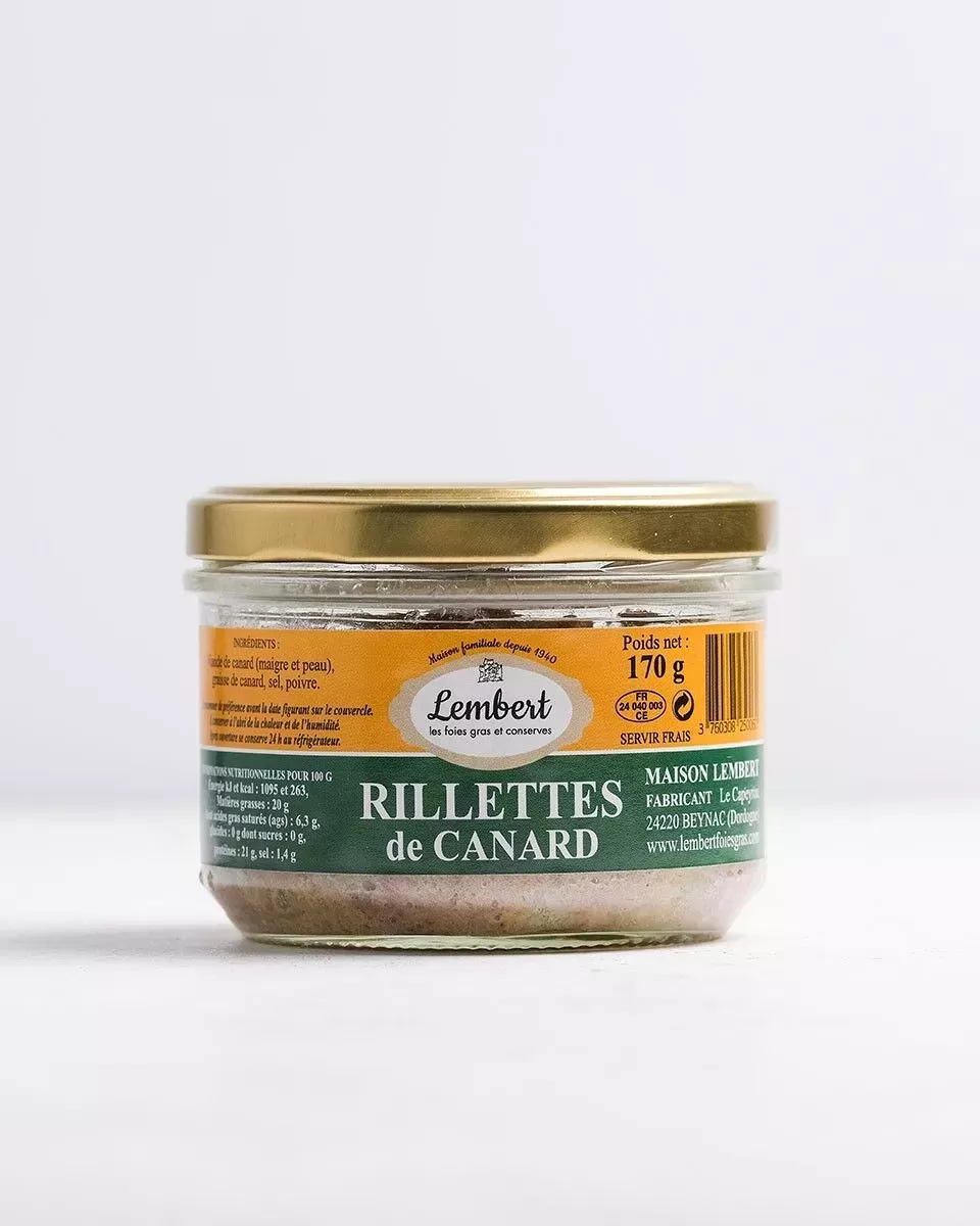 Rillettes pur canard