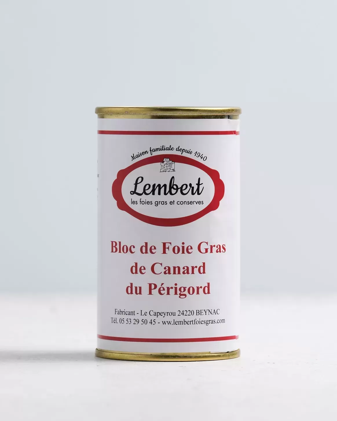 Bloc de foie gras de canard (origine Dordogne) 180g