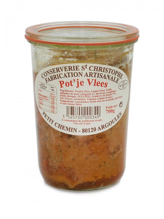 Pot'je Vlees au Genièvre - 700g