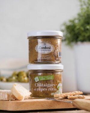 Tarti’ Châtaignes et cèpes rôtis.