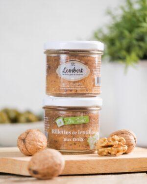 Tarti’ Rillettes de lentilles aux noix.