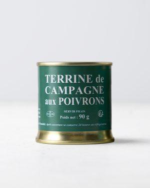Terrine de campagne aux poivrons