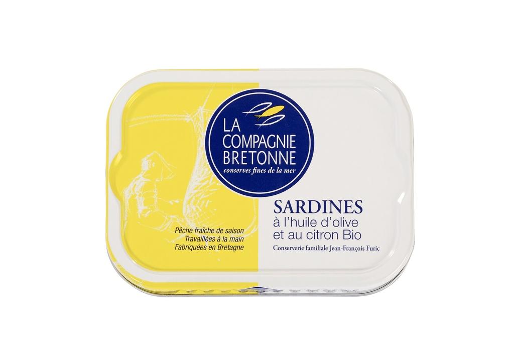 Sardines à l'huile d'olive et au citron
