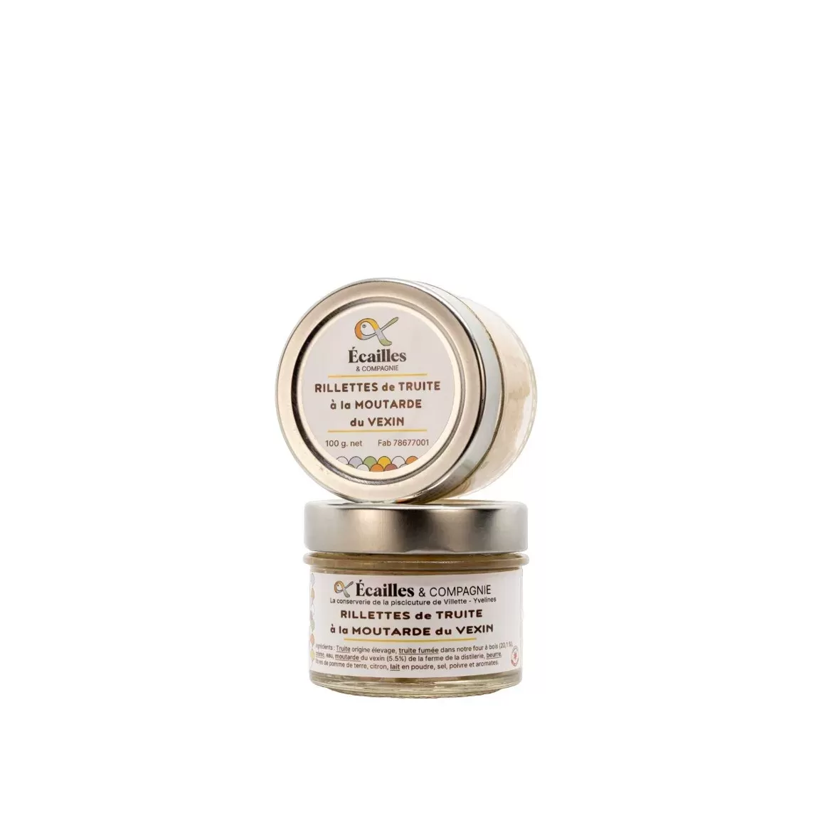 Rillettes de truite à la moutarde du Vexin