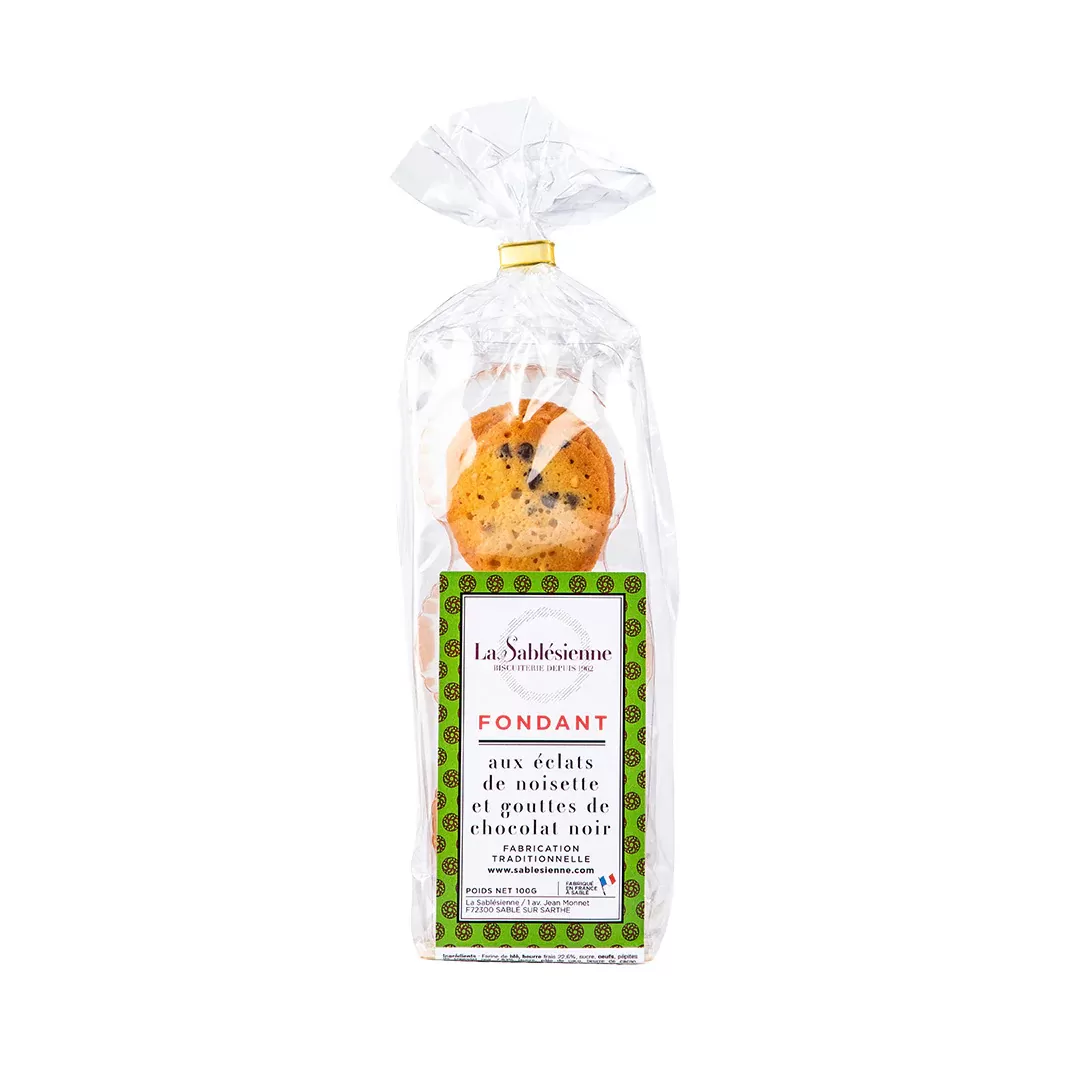 Biscuits fondants aux pépites chocolat et noisette