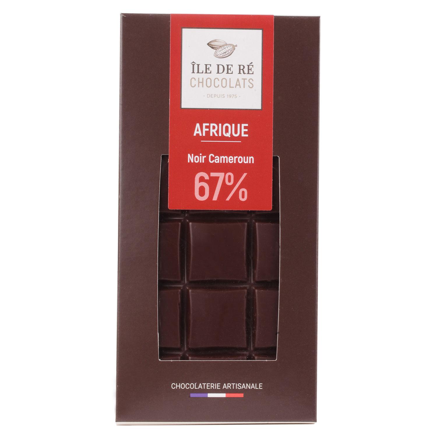 Tablette noir 67% Cameroun 100g
